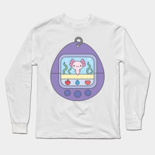 Pocket pet axolotl game Long Sleeve T-Shirt